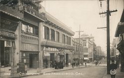 Street Scene, Chinatown Postcard