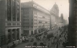 Palace Hotel, Market St. Postcard