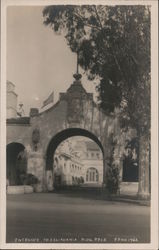 Entrance to California Building Postcard