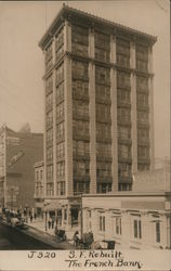 S.F. Rebuilt, The French Bank Postcard