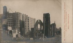 St. Francis Hotel, Congregational Church Postcard