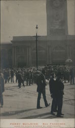 Ferry Building, Showing Clock Stopped by Earthquake Postcard