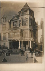Victorian House, 2816 Jackson St. Pacific Heights Postcard