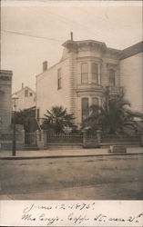 Mission District, 558 Capp St. Victorian House Postcard