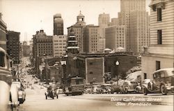 Down California Street Postcard