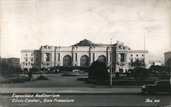 Exposition Auditorium, Civic Center Postcard