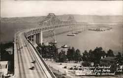San Francisco-Oakland Bay Bridge from Yerba Buena Island Postcard