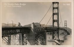 Golden Gate Bridge Postcard