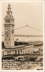 Stately Ferry Building That Must Bow Its Head to the March of Progress Postcard