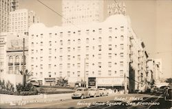 Hotel Plaza, Facing Union Square San Francisco, CA Postcard Postcard Postcard