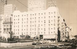 Hotel Plaza Facing Union Square Postcard