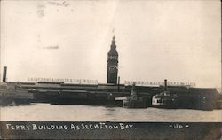 Ferry Building As Seen From Bay Postcard