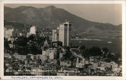 Russian Hill and Mt. Tamalpais in the Background Postcard