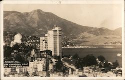 Russian Hill, Mt. Tamalpais San Francisco, CA Piggott Postcard Postcard Postcard