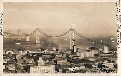 Bay Bridge and Embarcadero Postcard