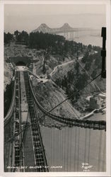 Driving Bay Bridge At Island San Francisco, CA Piggott Postcard Postcard Postcard