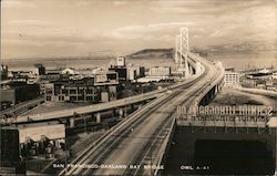 San Francisco-Oakland Bay Bridge Postcard