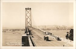 City View and San Francisco-Oakland Bay Bridge Postcard