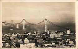 Bay Bridge and Embarcadero San Francisco, CA Piggott Postcard Postcard Postcard