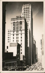 Montgomery St. Financial District, Strassburger Building Postcard