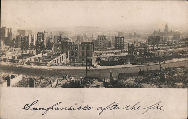 After the Fire San Francisco California