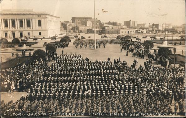 Victory Garden Celebration Civic Center San Francisco California