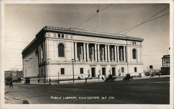 Public Library and Civic Center San Francisco California