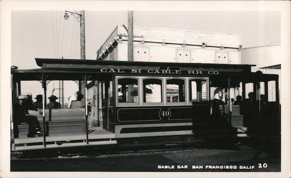 California Street Cable Car San Francisco