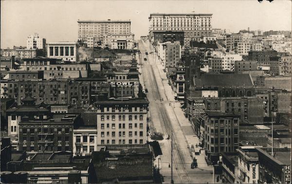 California Street, Nob Hill, Fairmont Hotel San Francisco