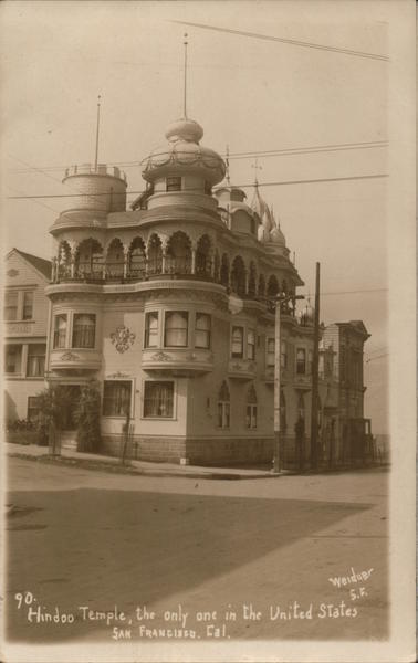 Hindu Temple, The Only One in the United States San Francisco California