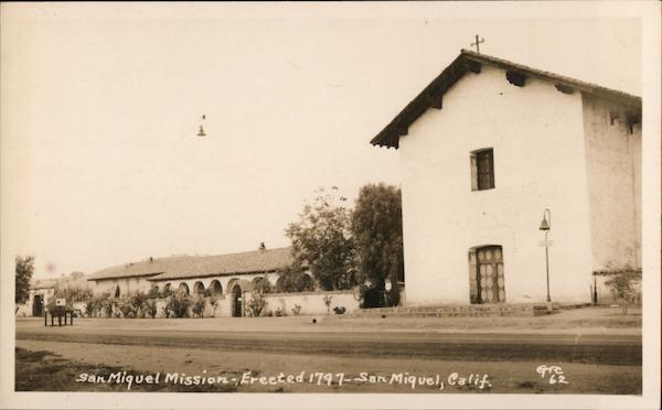 San Miguel Mission, 1797 California