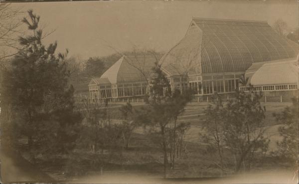 Glass Conservatory and Greenhouses, Central Park New York City