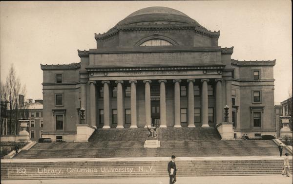 Library, Columbia University, N.Y. New York City