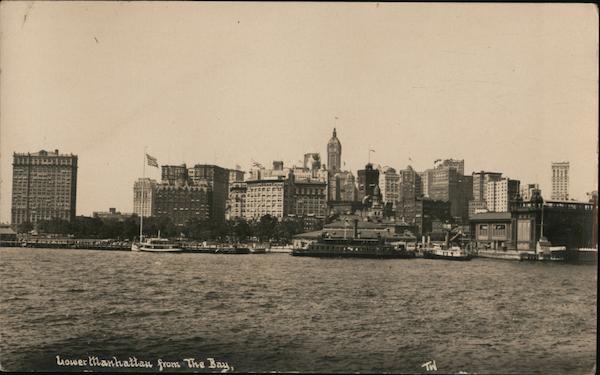 Lower Manhattan from The Bay New York City Thaddeus Wilkerson