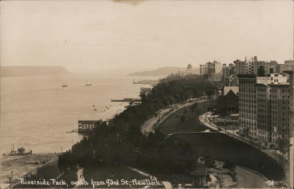 Riverside Park, North From 93rd Street New York Thaddeus Wilkerson