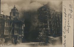 Fire Damage, Palace Hotel Postcard