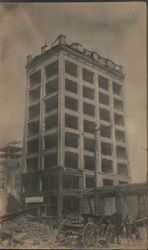 Earthquake Damage Postcard