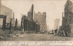 Ruins After the Earthquake Postcard