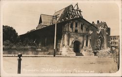 Mission Dolores after Earthquake Postcard