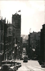 Powell Street Hill Postcard