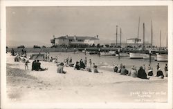 Yacht Harbor on the Marina Postcard