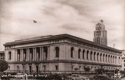 Public Library Postcard