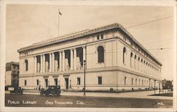 Public Library Postcard