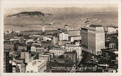 Looking East from Top Floor of Russ Building Postcard