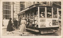 Cable Car, Fishermens Wharf Postcard