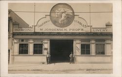 Dashaway Stables Mission District 680 Valencia M. Jorgensen Postcard