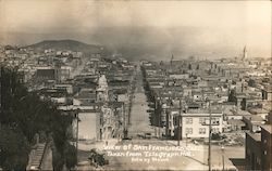 View of City from Telegraph Hill Postcard
