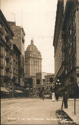 O'Farrell St East From Stockton Postcard