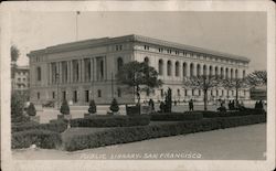 Public Library Postcard