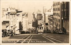 California Street Hill Postcard